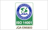 ISO14001認証取得